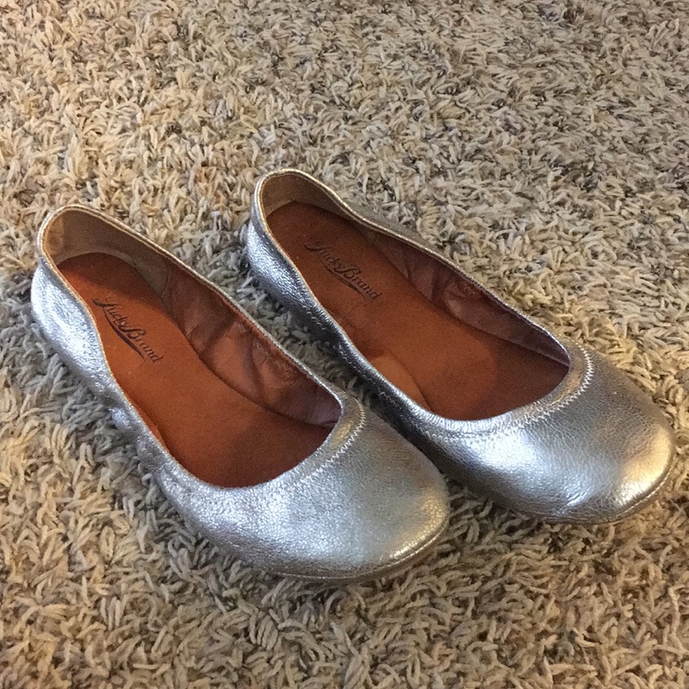 Lucky Brand Emmie Flats Gold Crackle